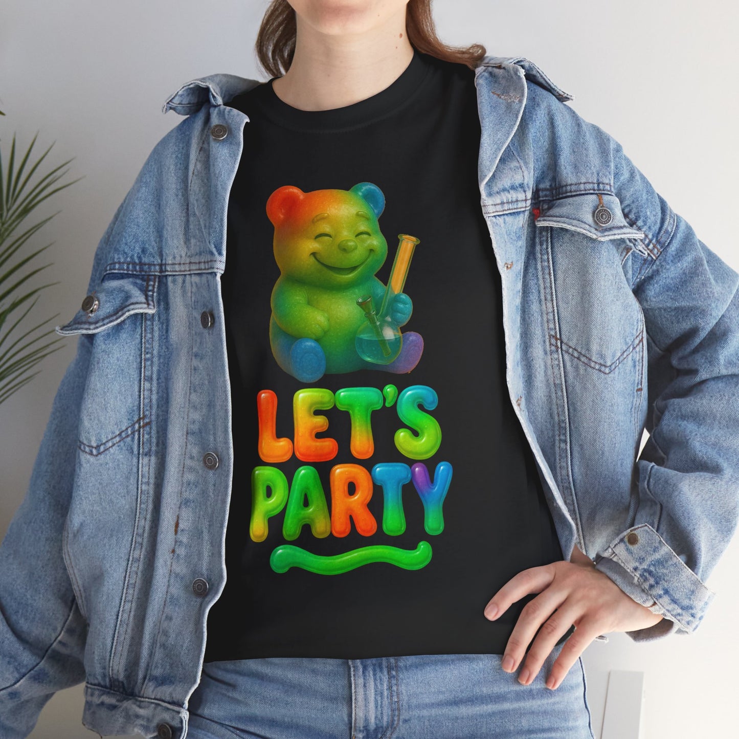 Let’s Party – Rainbow Gummy Bear Tee