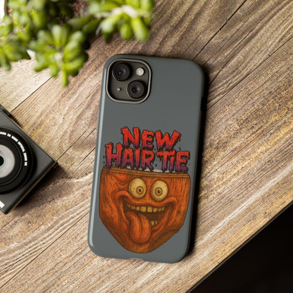 Phone Case — 'New Hairte' Funny Grinning Tongue-Out Monster Design