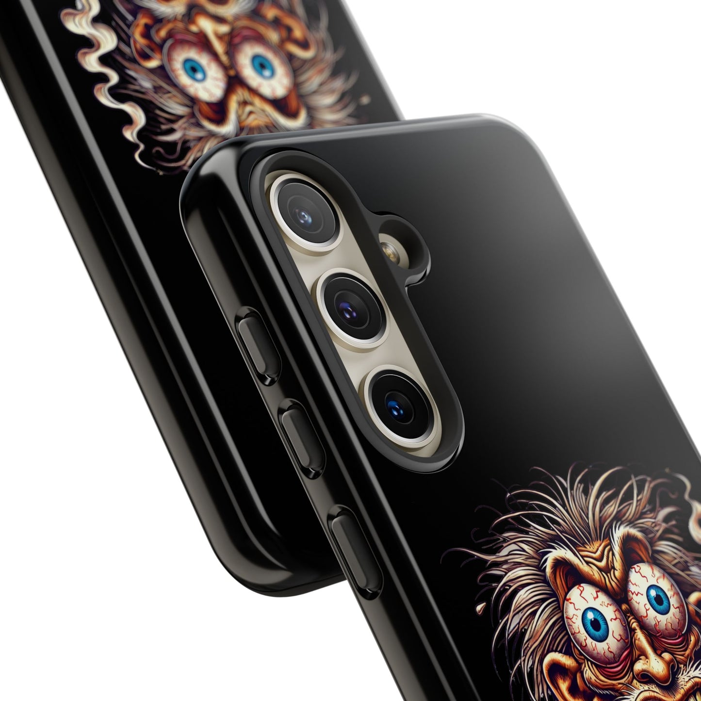 Phone Case — Wild Cartoon Monster Smoking Design