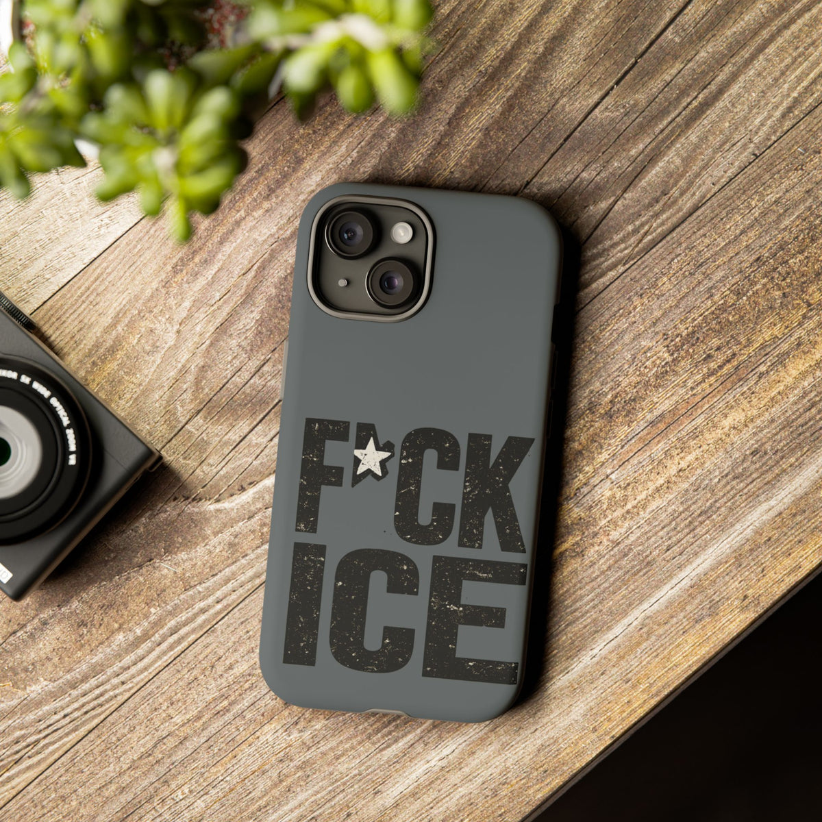 Phone Case — “F*CK ICE” Bold Protest Protective Case
