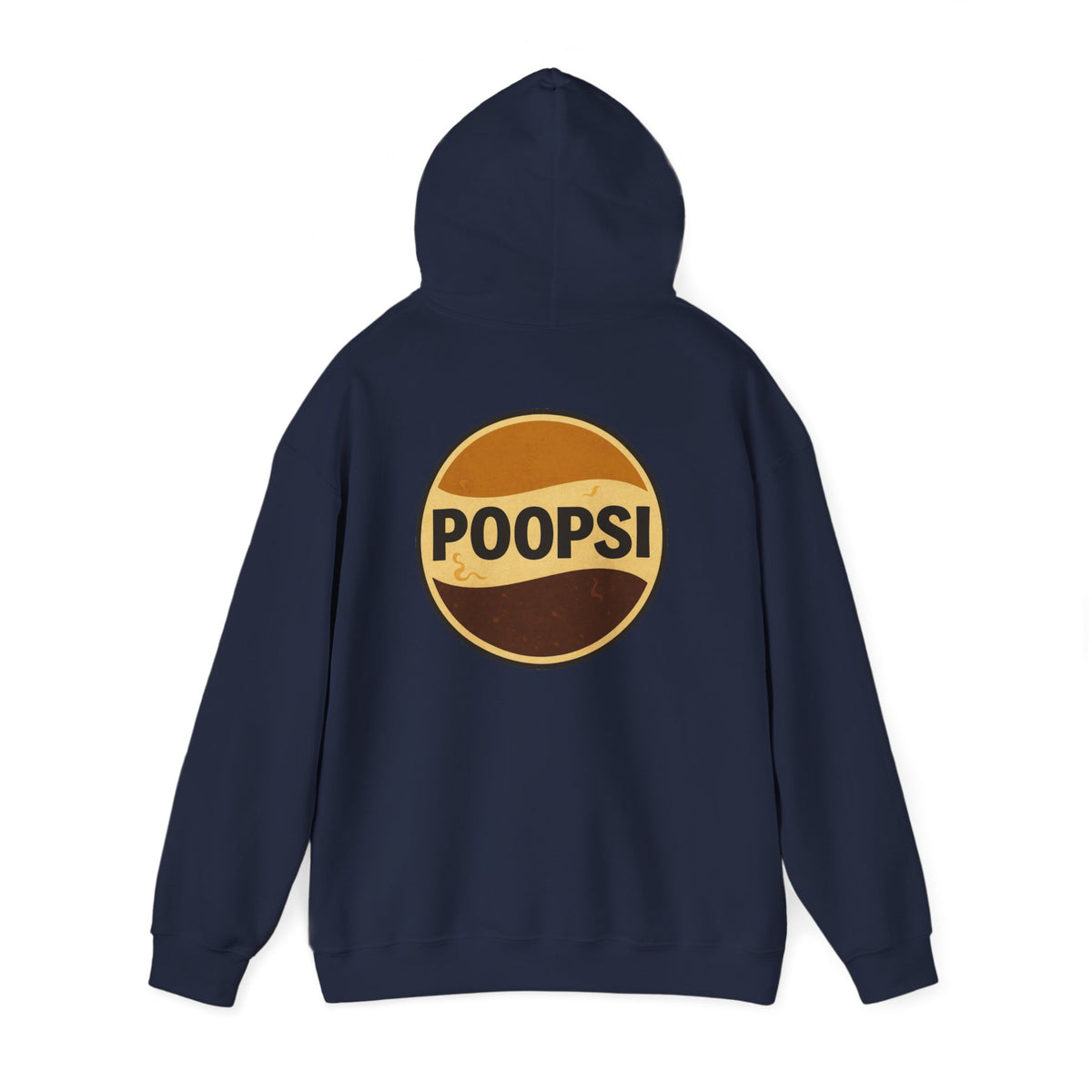 Poopsi Logo Hoodie — Funny Retro Soda Parody Sweatshirt