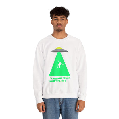 Beamed Up Rent-Dodger Crewneck Sweatshirt