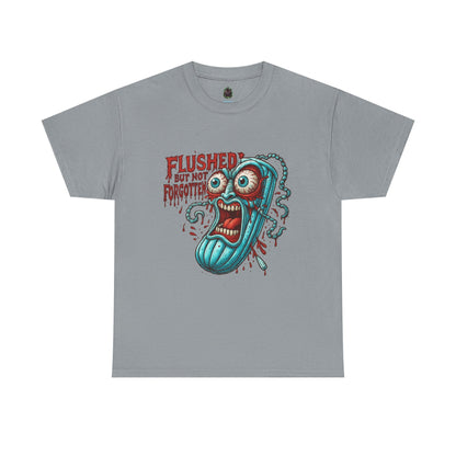 Flushed But Not Forgotten – Horror Tampon Tee