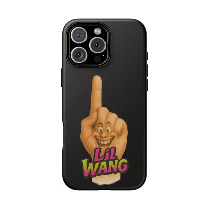 Phone Case — 'Lil Wang' Humorous Middle Finger Character Protective Cover