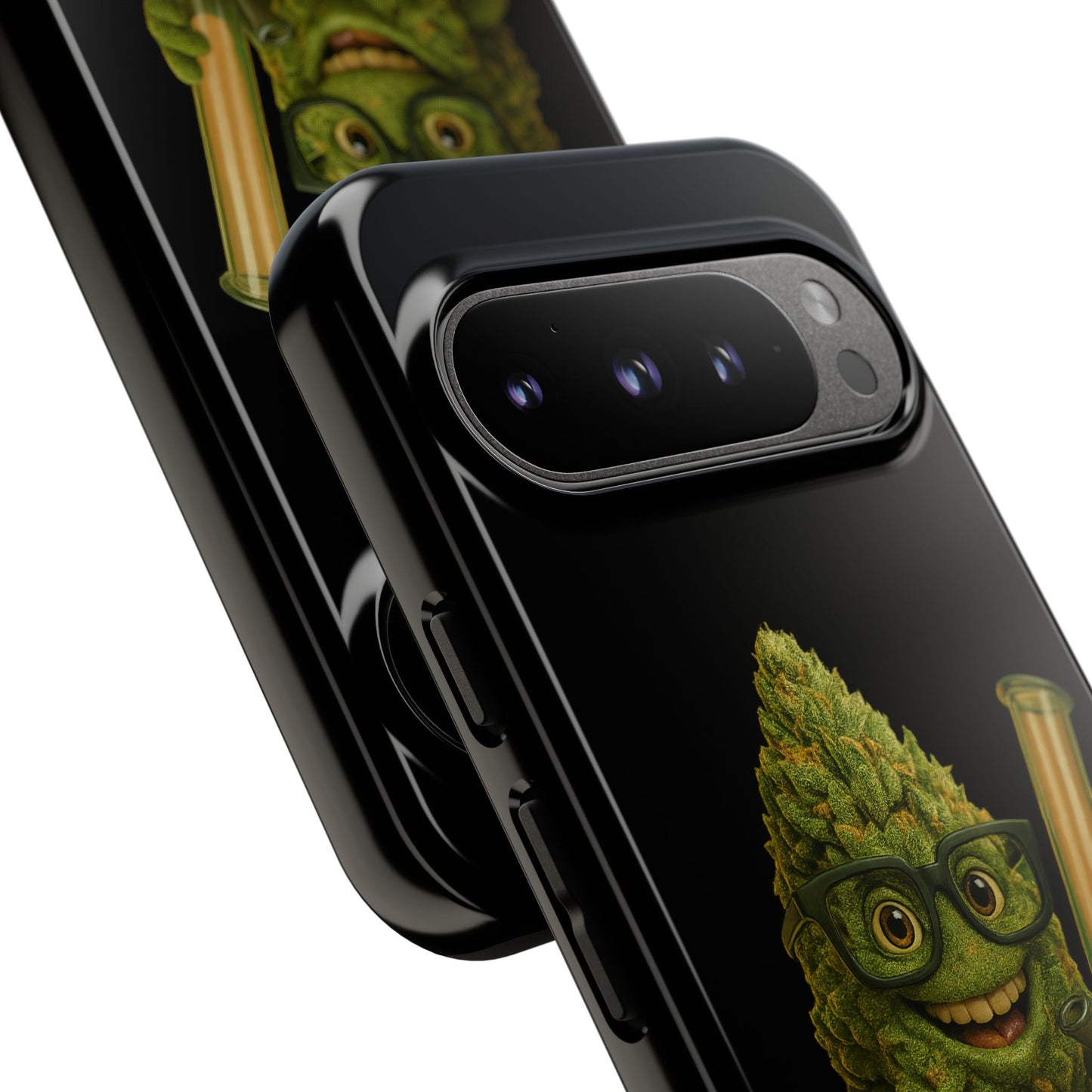 Phone Case — "Educated. Medicated. Elevated." Cute Bud Scientist Design