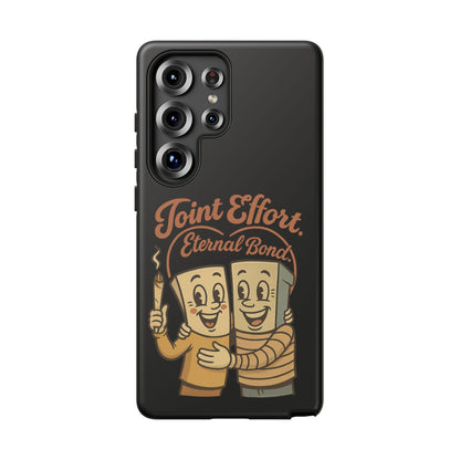 Phone Case — "Joint Effort Eternal Bond" Retro Cannabis Matchstick Design
