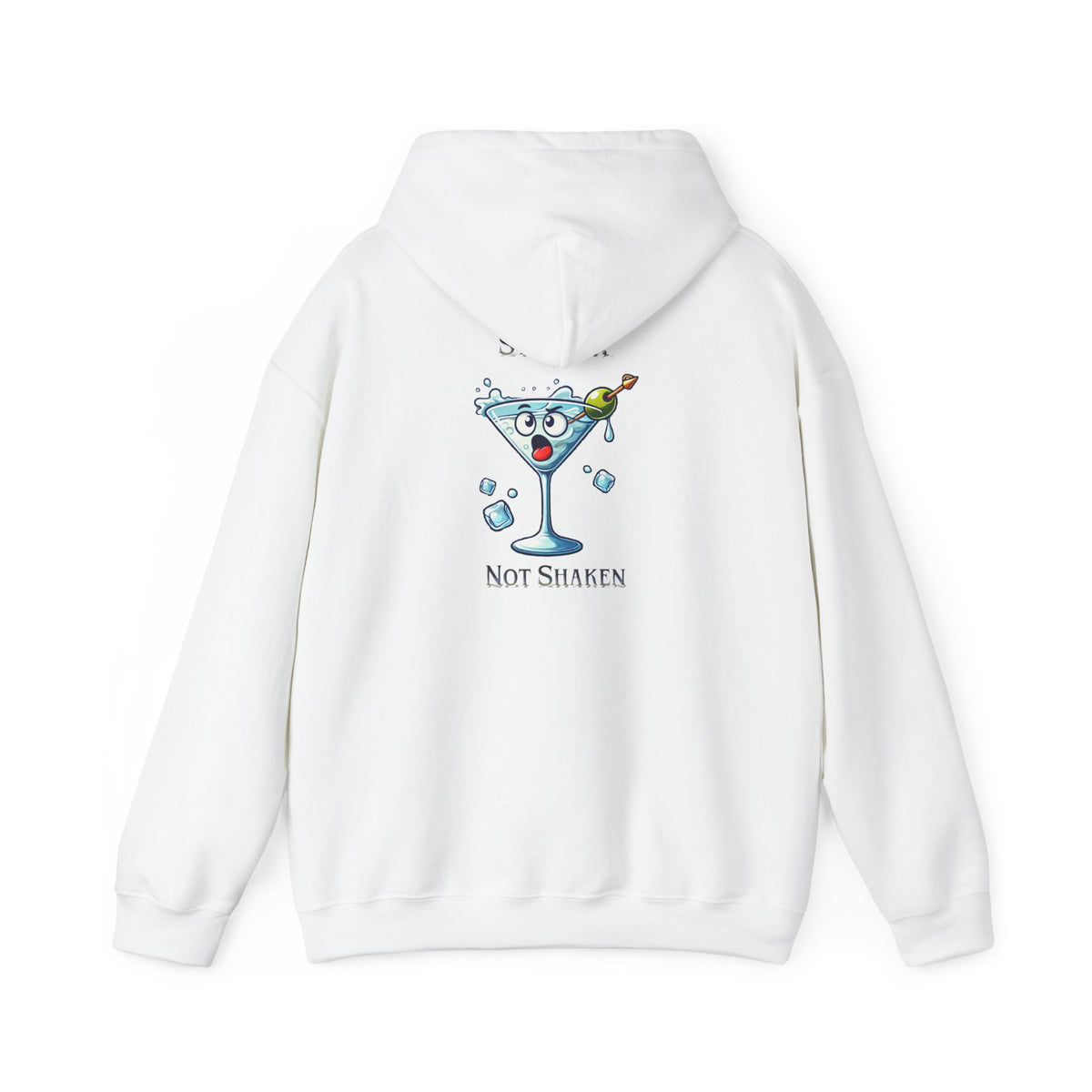 Not Shaken Martini Hoodie – Cute Cocktail Graphic Hooded Sweatshirt
