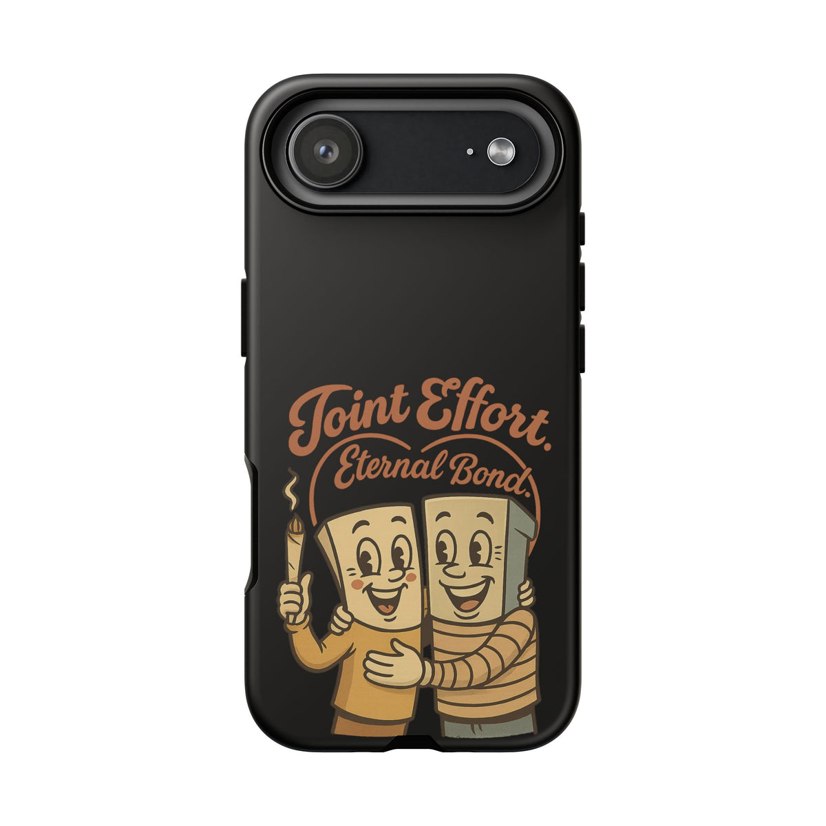 Phone Case — "Joint Effort Eternal Bond" Retro Cannabis Matchstick Design