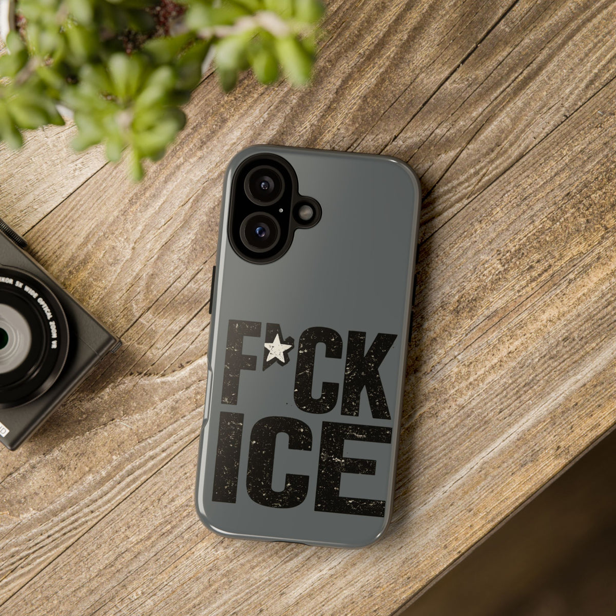 Phone Case — “F*CK ICE” Bold Protest Protective Case