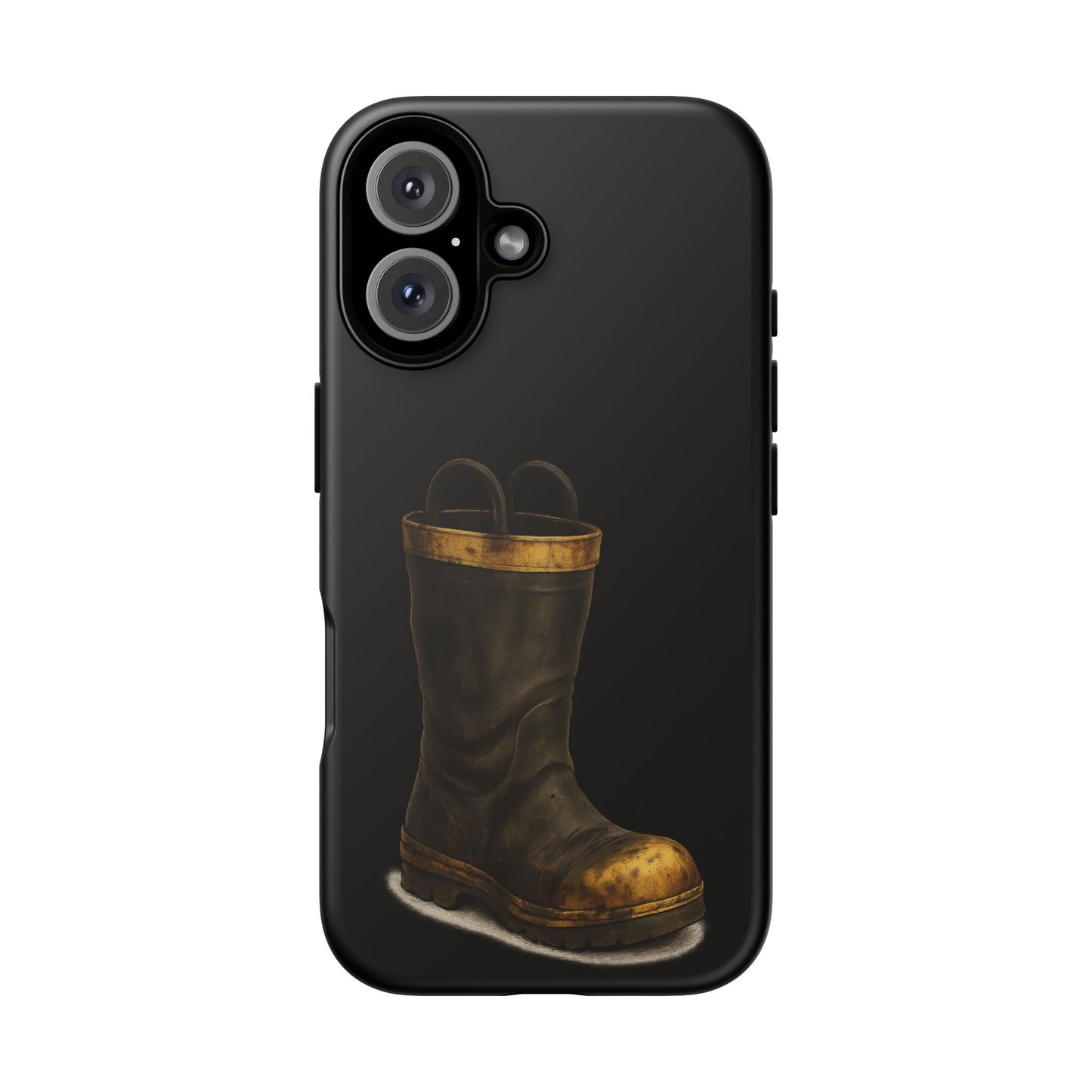 Vintage Fire Boot Phone Case — Rugged Protective iPhone Cover