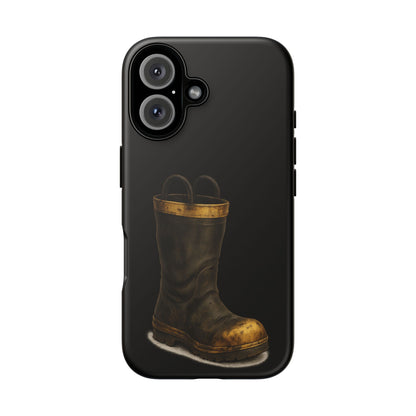 Vintage Fire Boot Phone Case — Rugged Protective iPhone Cover