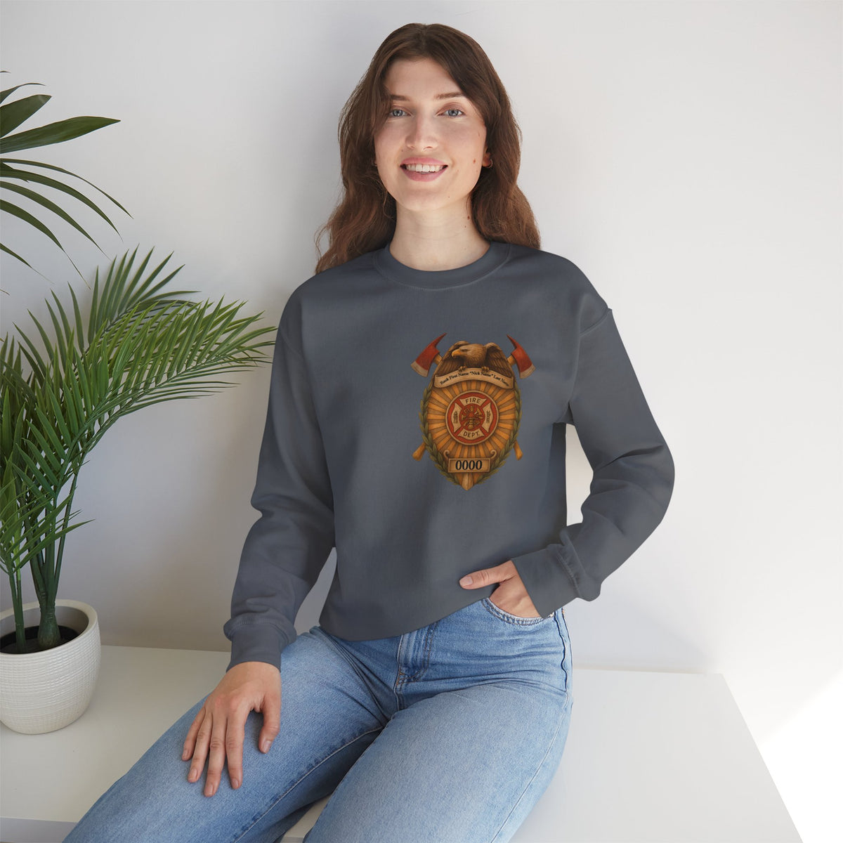 Firefighting: Not a Job, a Brotherhood Crewneck Sweatshirt