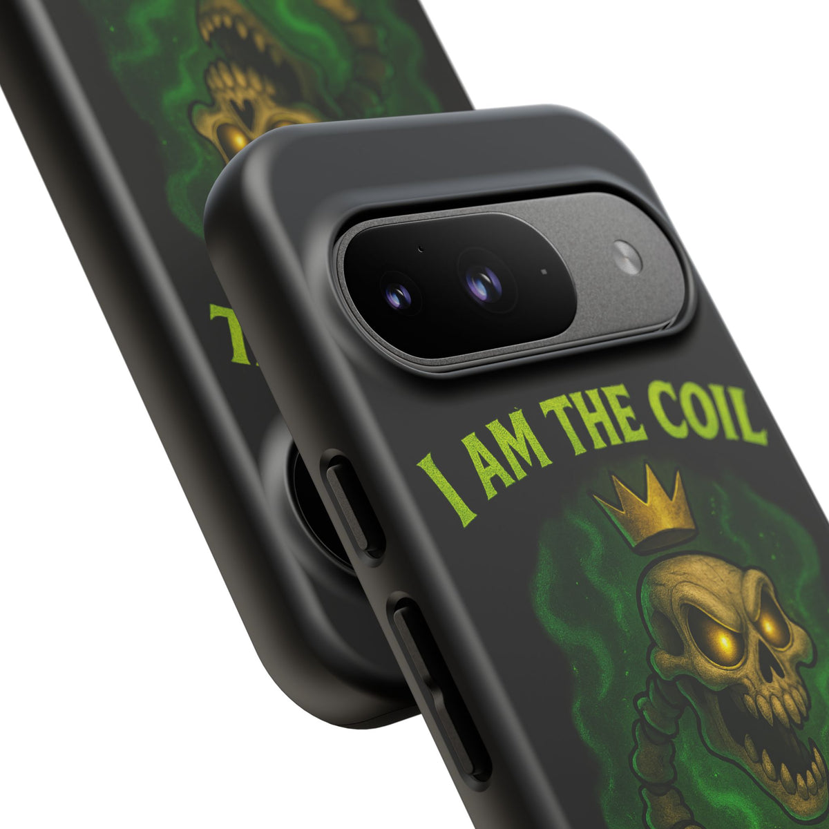 Tough Cases — “I Am The Coil In Your Nightmares” Skull Snake Shockproof Phone Case
