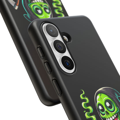 Grinning Green Reaper Phone Case