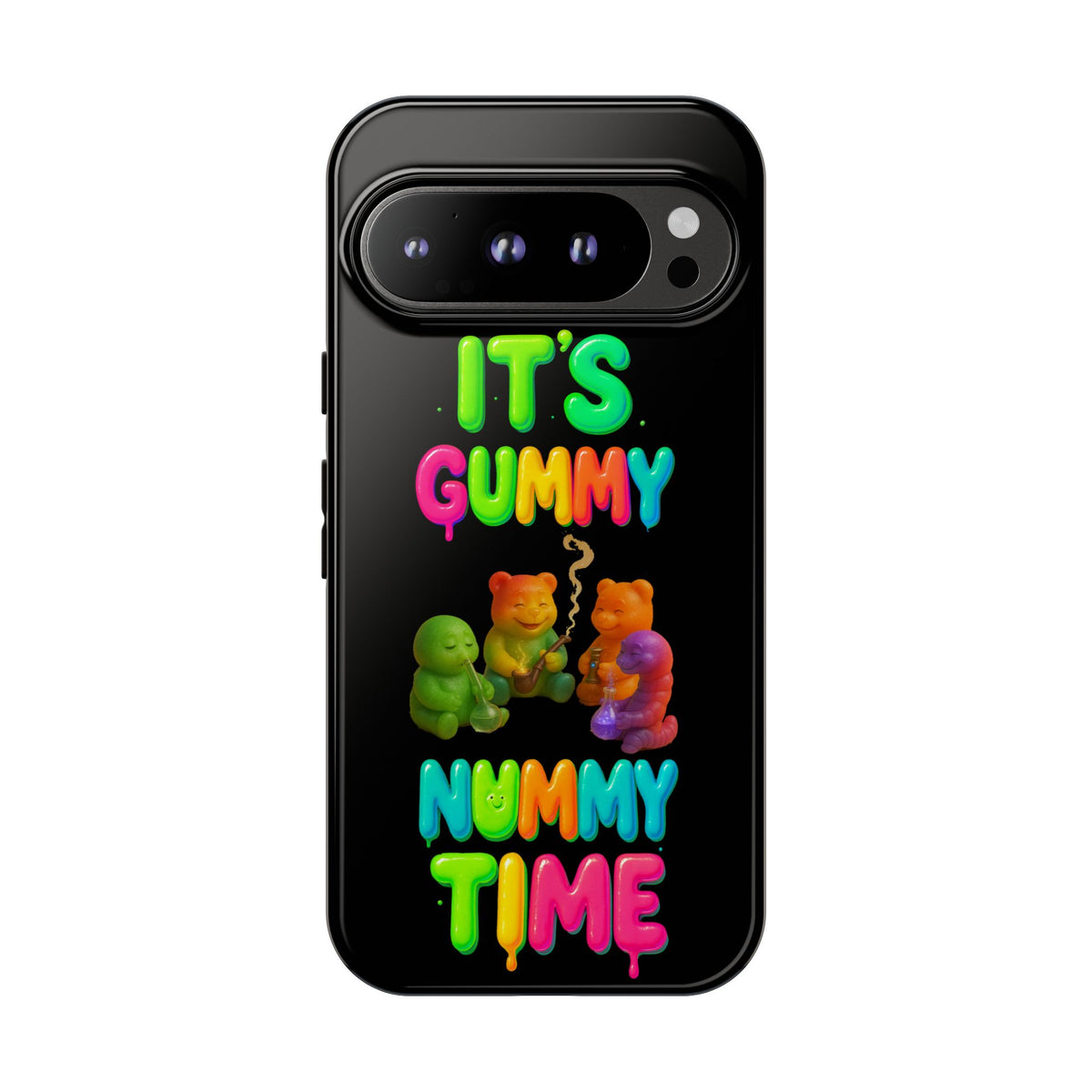 It's Gummy Nummy Time Phone Case — Colorful Gummy Bears Protective Case