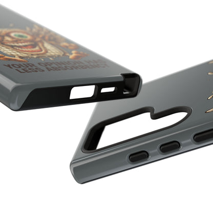 Phone Case — Funny Vintage Winged Toaster Design (“Your Opinion Has Less Absorbency”)