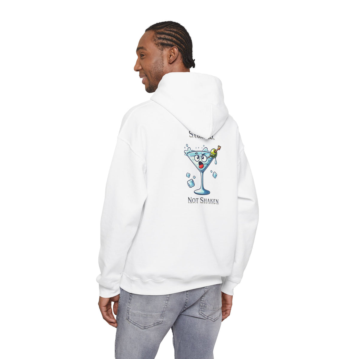 Not Shaken Martini Hoodie – Cute Cocktail Graphic Hooded Sweatshirt