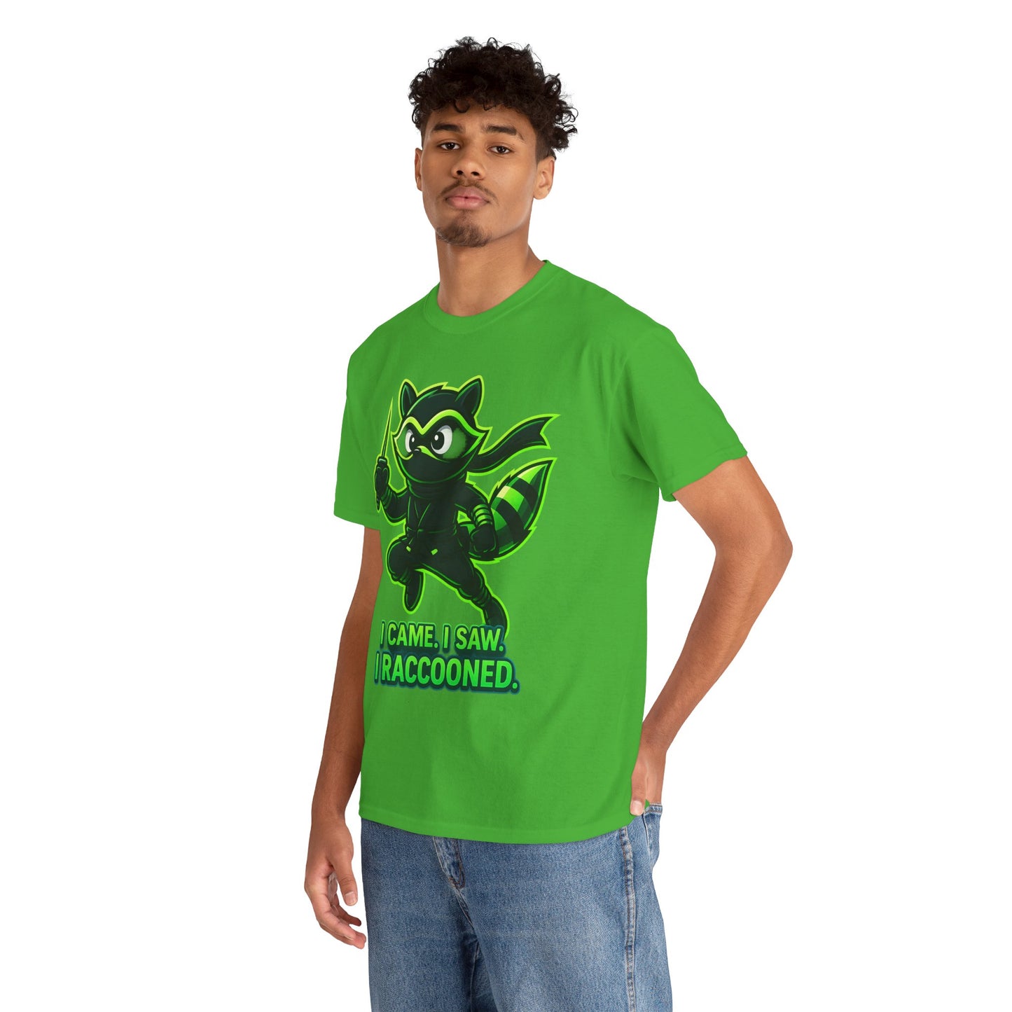 I Came. I Saw. I Raccooned. – Ninja Raccoon T-Shirt