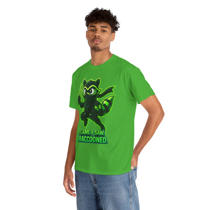 I Came. I Saw. I Raccooned. – Ninja Raccoon T-Shirt