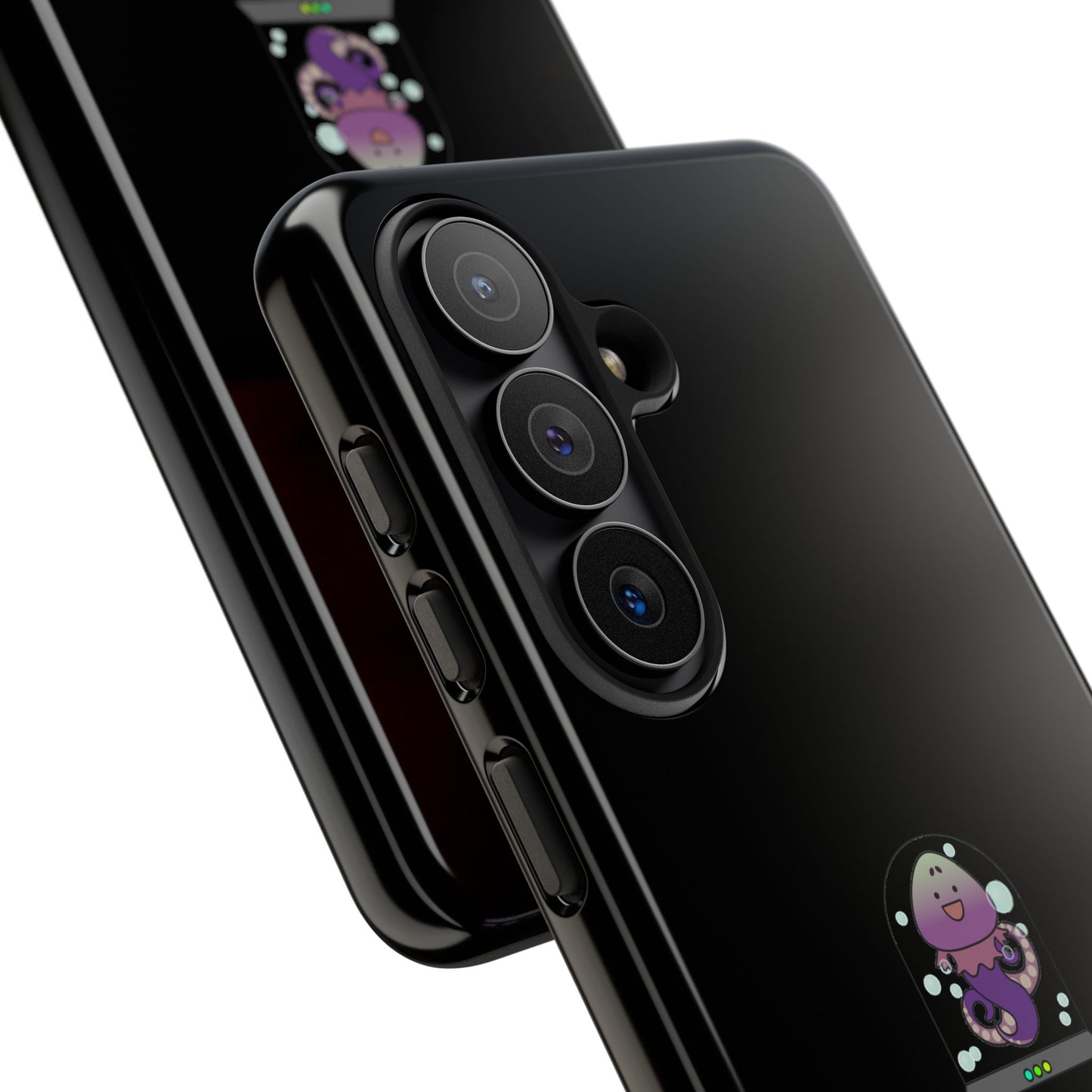 Phone Case — 'Got Protection?' Cute Purple Alien Anti-Shock Protective Cover