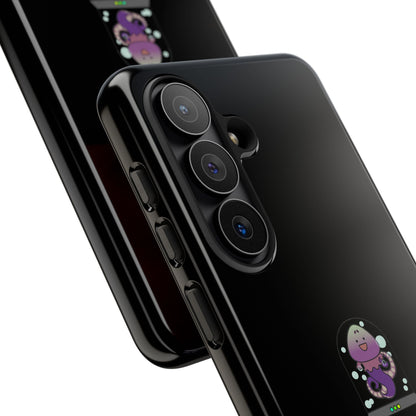 Phone Case — 'Got Protection?' Cute Purple Alien Anti-Shock Protective Cover