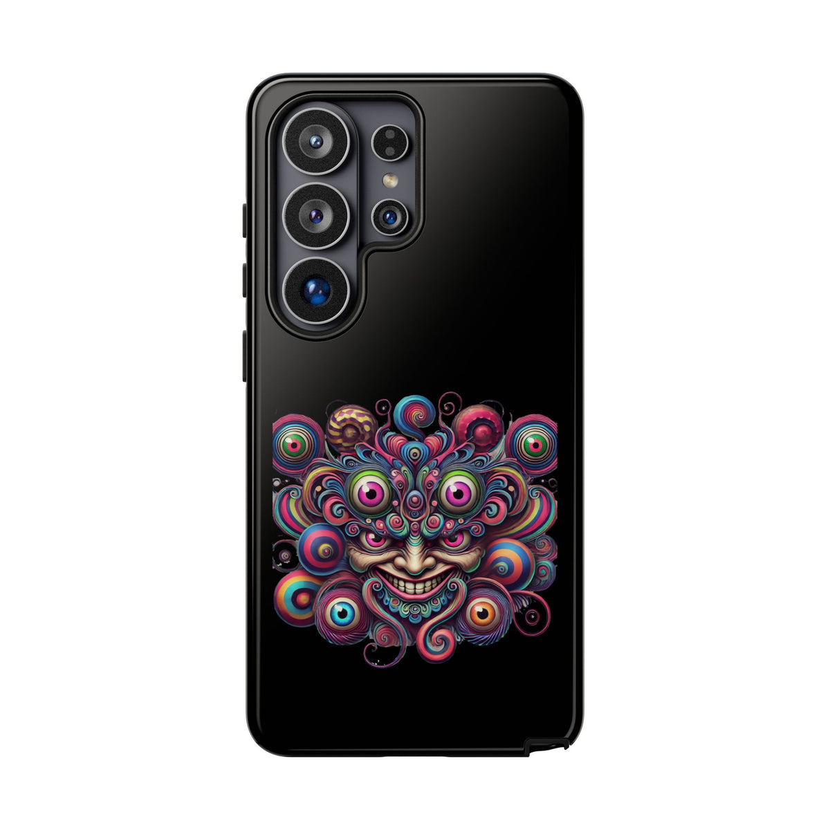 Psychedelic Smiling Eye Cluster Phone Case