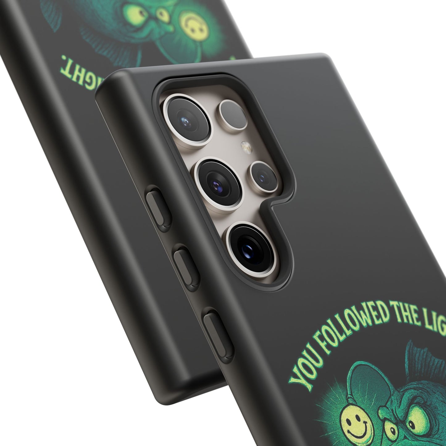 Anglerfish Phone Case – “You Followed The Light, That’s On You” Glow Horror Protective Case