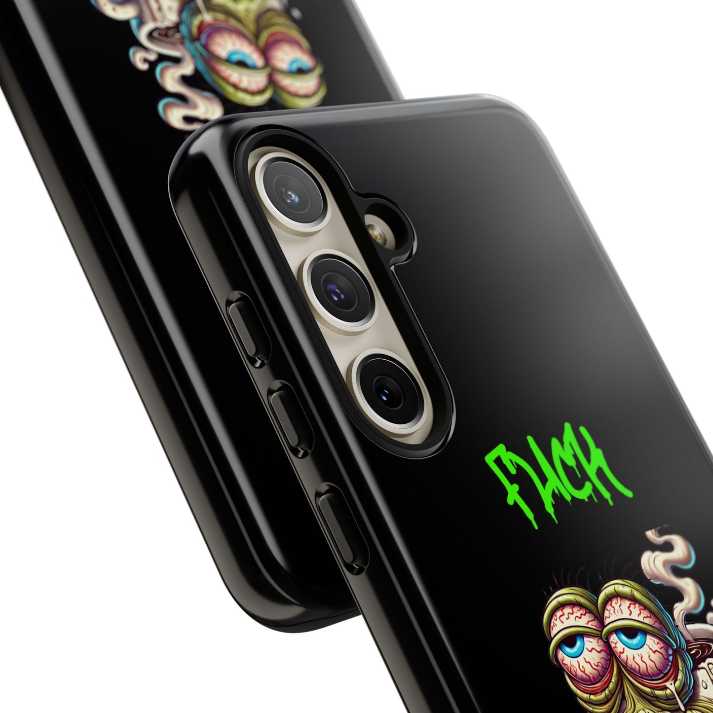 Phone Case — "F*** Monday" Grotesque Coffee Monster Shock Art