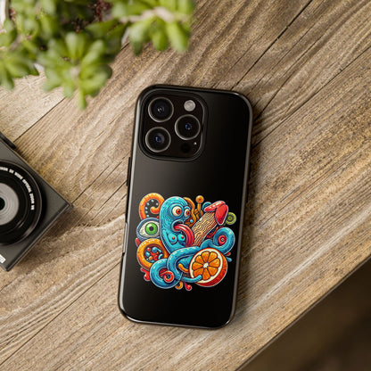 Octopus Surf Phone Case — Colorful Nautical Art Protective Phone Cover
