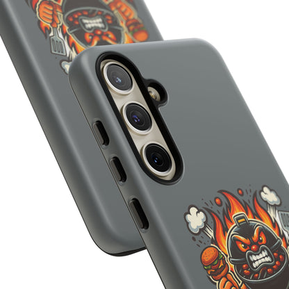 Grilling Phone Case — "Charcoal Is the Last Bastion of Liberty" BBQ Design