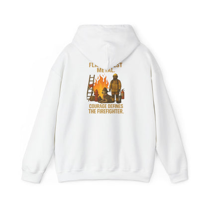 Flames Test Metal Firefighter Hoodie