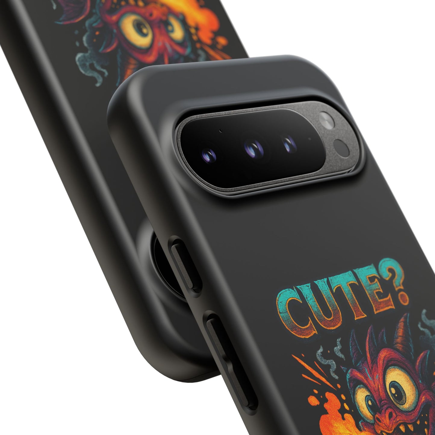 Phone Case — "Cute? I Prefer Dangerously Charming" Dragon Monster Protective Cover