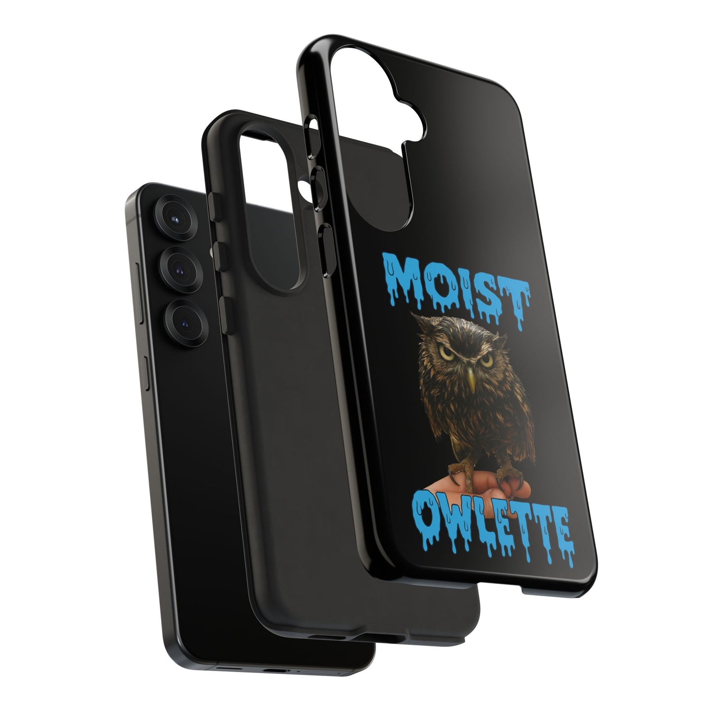 Moist Owlette Phone Case — Funny Owl Graphic Protective Case