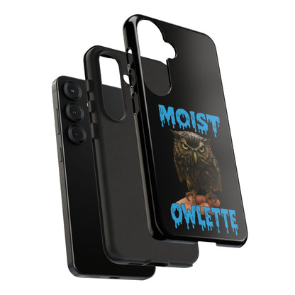 Moist Owlette Phone Case — Funny Owl Graphic Protective Case