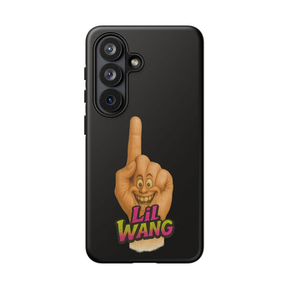 Phone Case — 'Lil Wang' Humorous Middle Finger Character Protective Cover