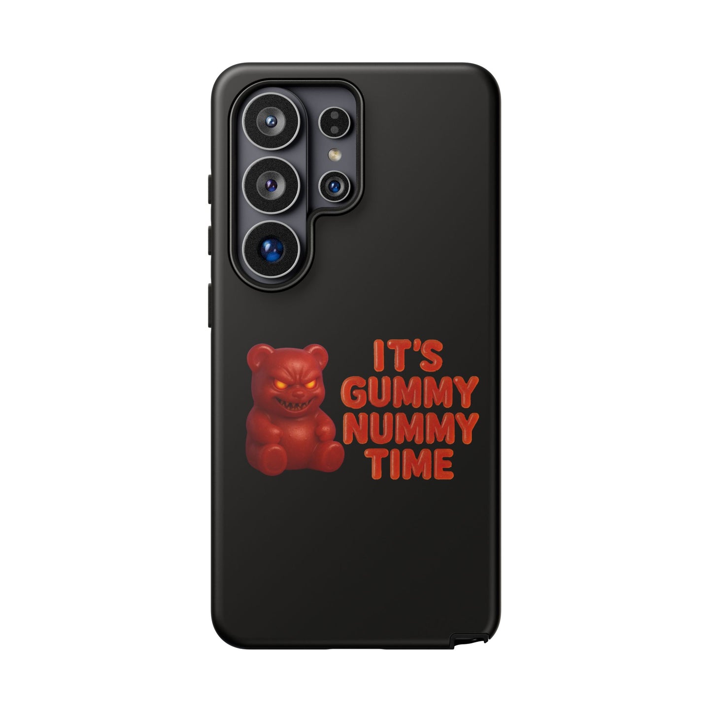 Phone Case — "It's Gummy Nummy Time" Red Gummy Bear Protective Case