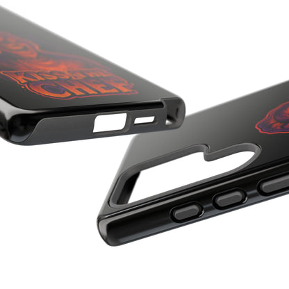Phone Case — "Kiss the Chef" Neon Horror Chef Design