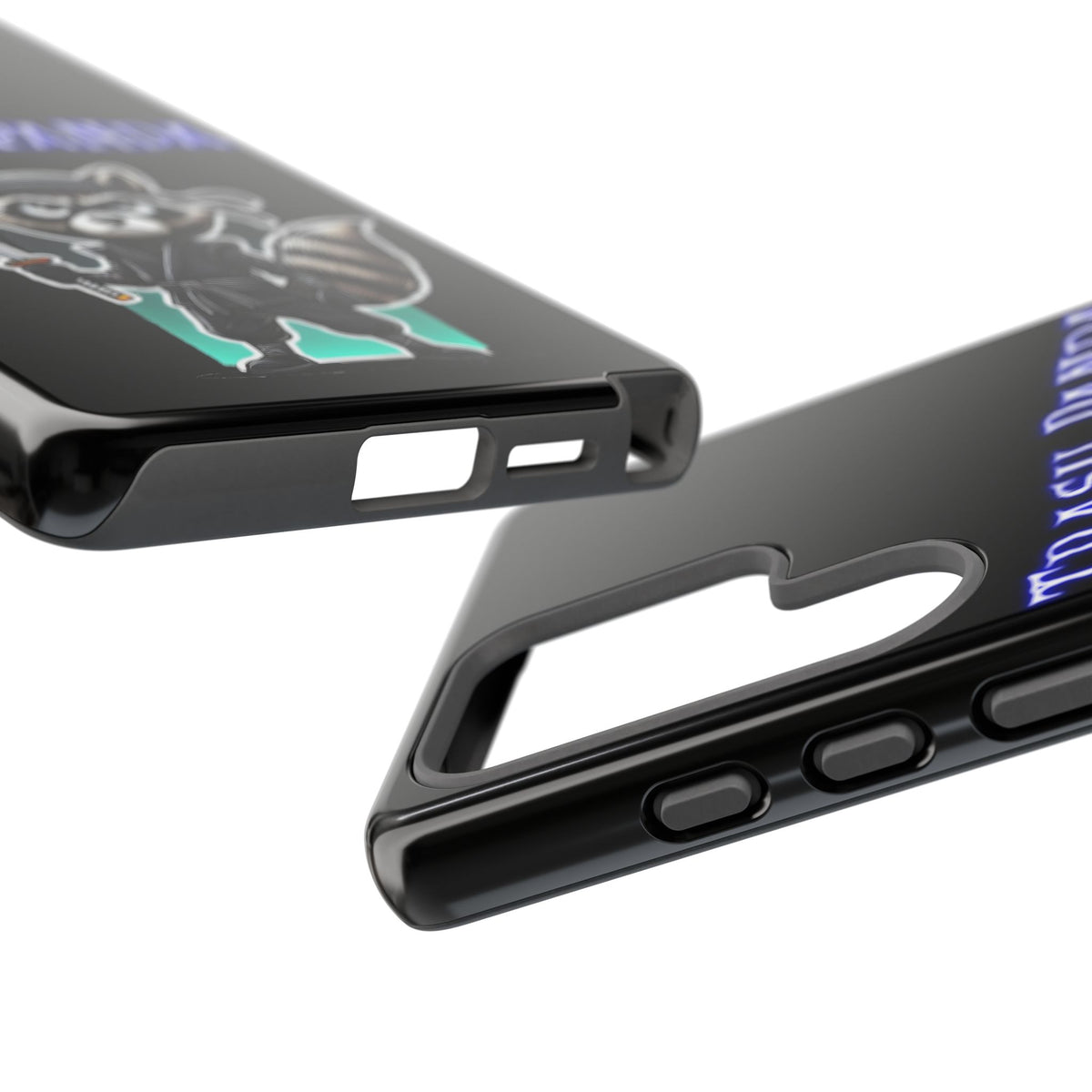 Trash Panda Ninja Phone Case — Cute Raccoon Warrior Protective Case