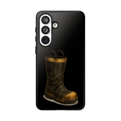 Vintage Fire Boot Phone Case — Rugged Protective iPhone Cover