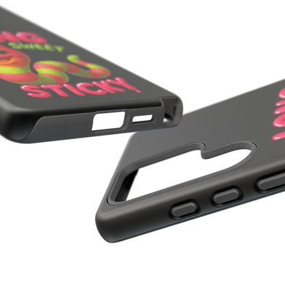Phone Case — "Long Sweet Sticky" Cute Candy Snake Protective Case