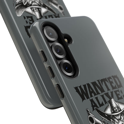 Phone Case — "Wanted Alive!" Cowboy Chewin' Tobacco Graphic
