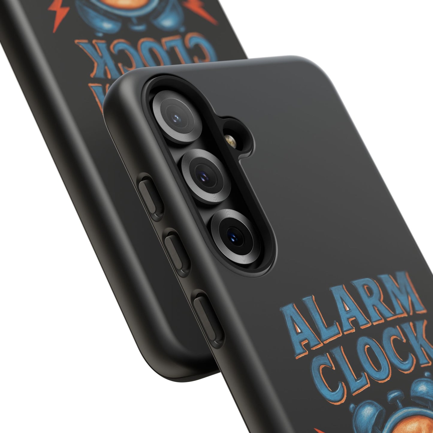 Phone Case — "Alarm Clock" Retro Screaming Clock Protective Cover