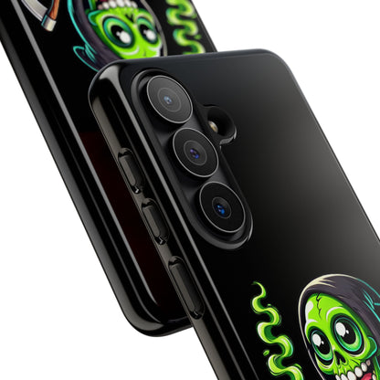 Grinning Green Reaper Phone Case
