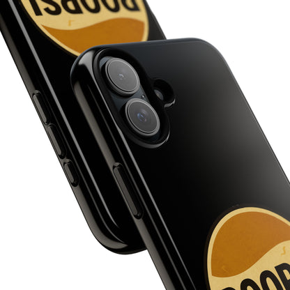Poopsi Retro Logo Phone Case — Funny Vintage Soda-Inspired iPhone Cover