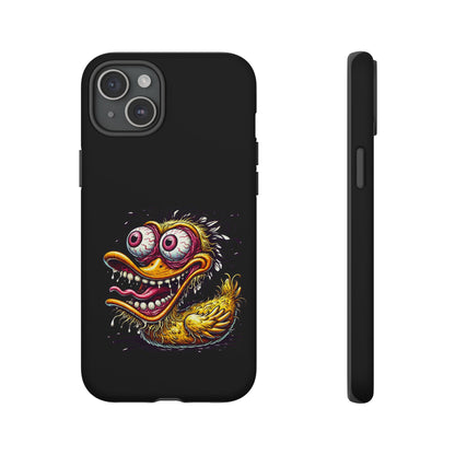 Duck Monster Phone Case — Crazy Cartoon Eye Duck Shock Design Tough Case
