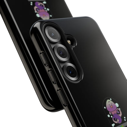 Phone Case — 'Got Protection?' Cute Purple Alien Anti-Shock Protective Cover
