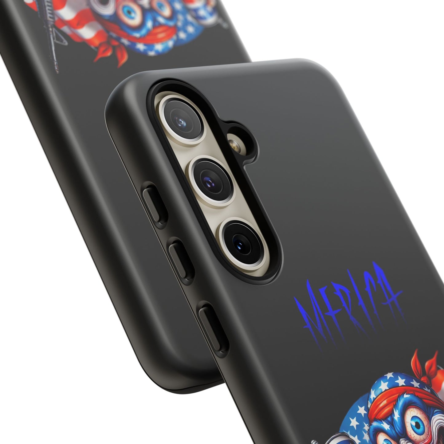 Phone Case — Patriotic 'Merica Clown with Flag, Beer & Rifle
