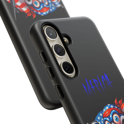 Phone Case — Patriotic 'Merica Clown with Flag, Beer & Rifle