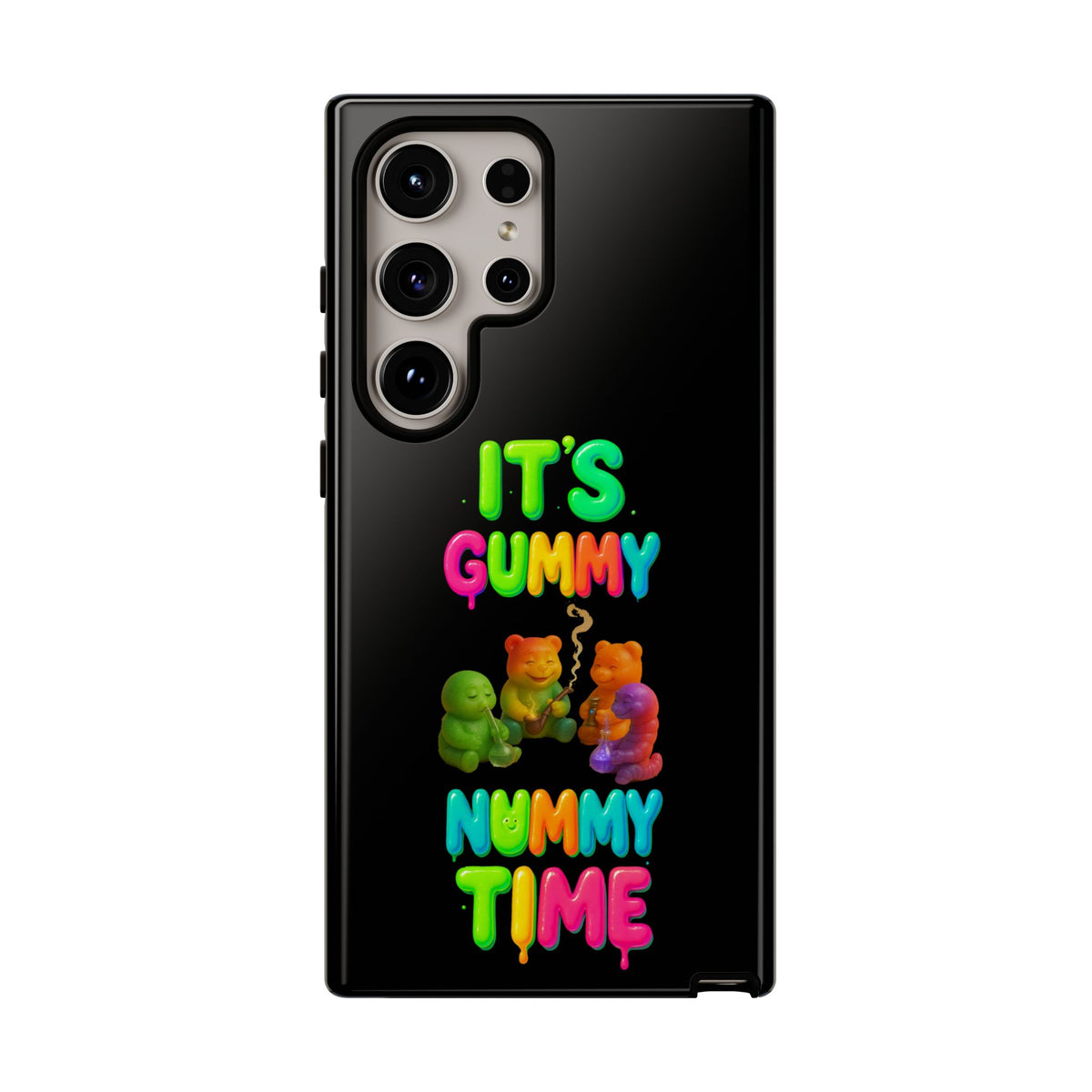 It's Gummy Nummy Time Phone Case — Colorful Gummy Bears Protective Case