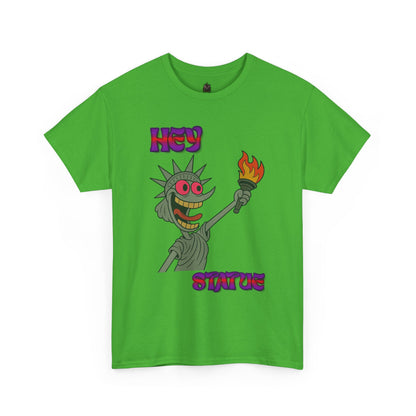 Funny Statue of Liberty Tee, Unisex Cotton T-Shirt, Gift for Friends, Summer